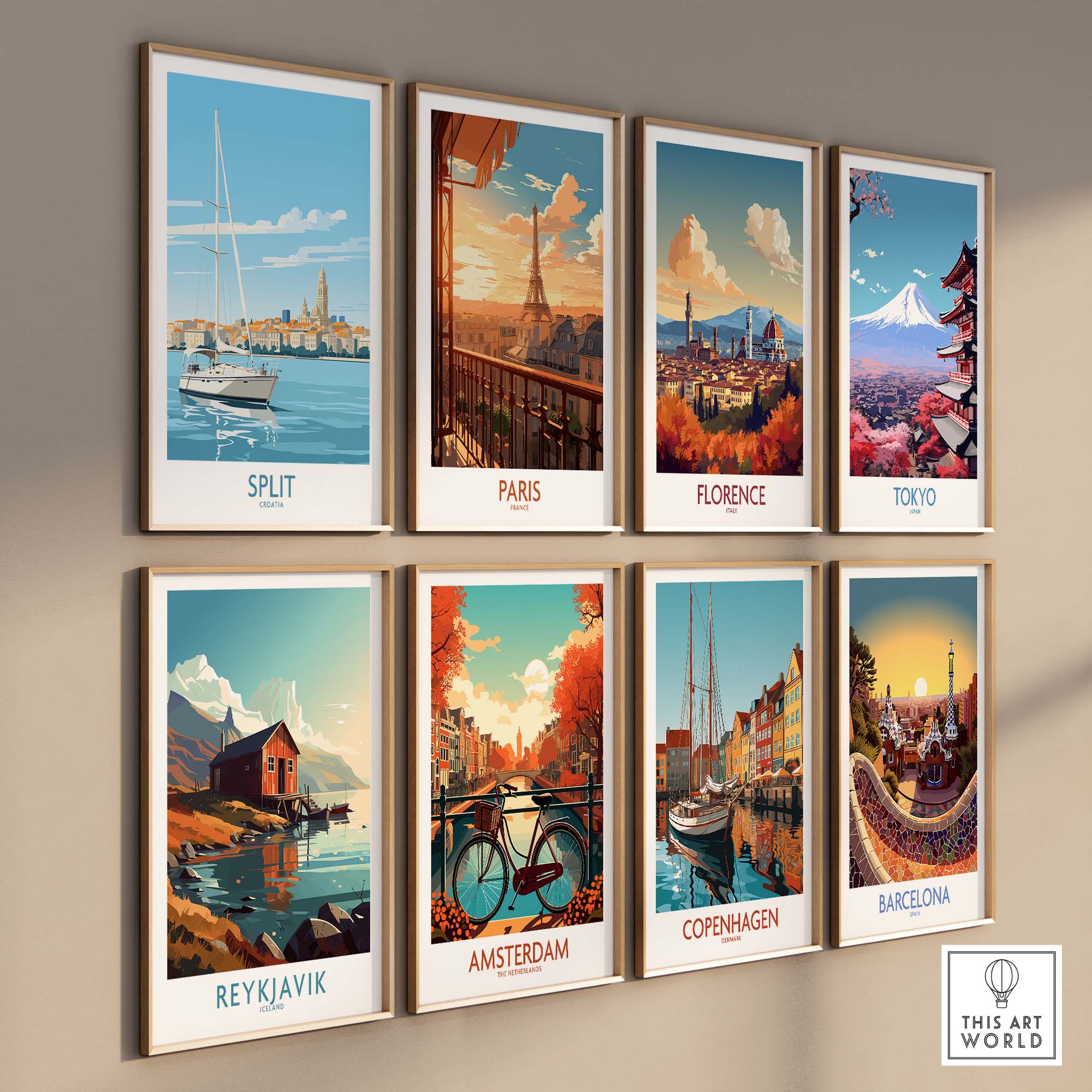 Split Croatia Poster Print part of our best collection or travel posters and prints - This Art World