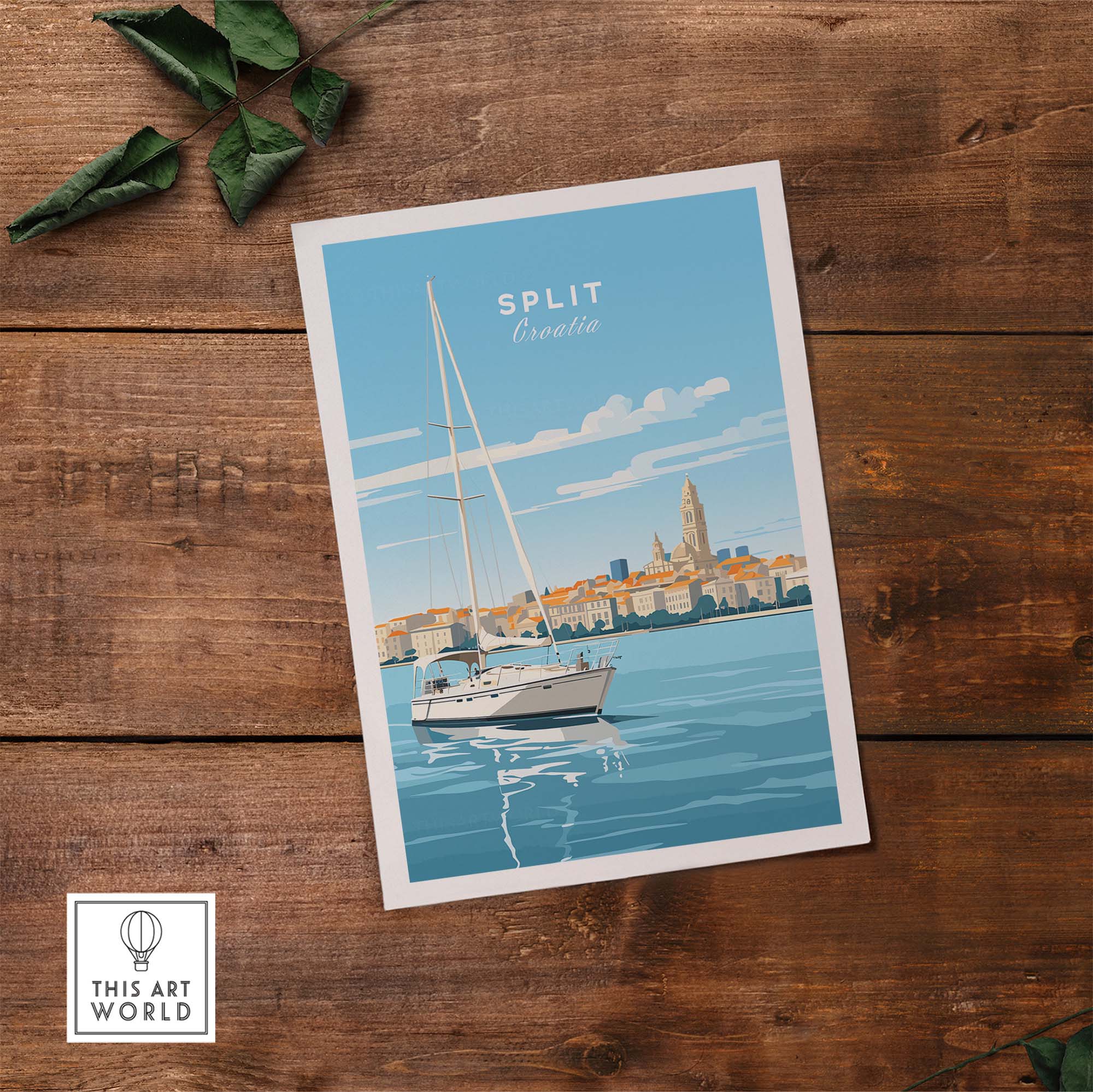Split Croatia Wall Art part of our best collection or travel posters and prints - This Art World