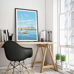 Split Croatia Wall Art part of our best collection or travel posters and prints - This Art World