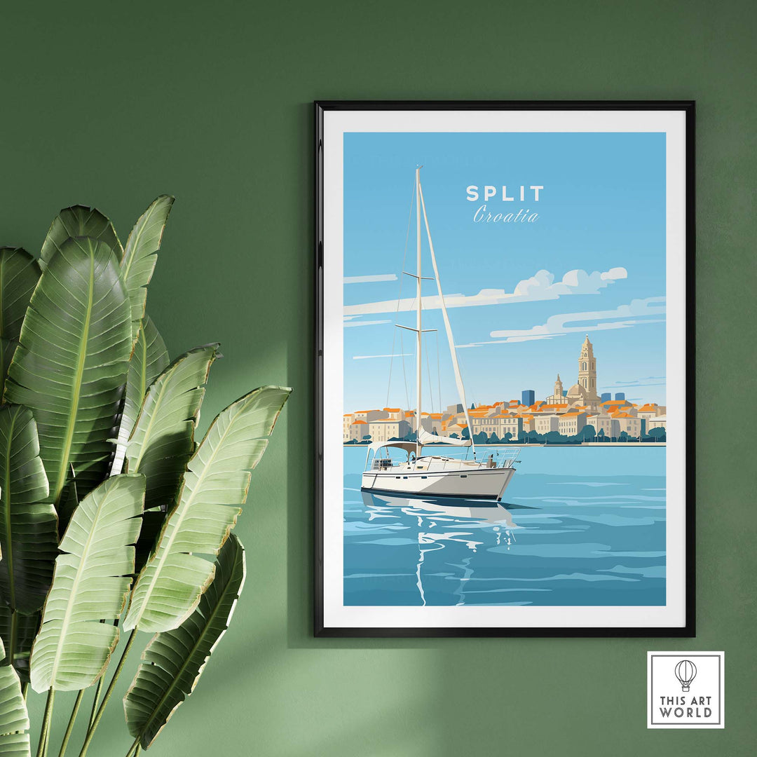 Split Croatia Wall Art part of our best collection or travel posters and prints - This Art World