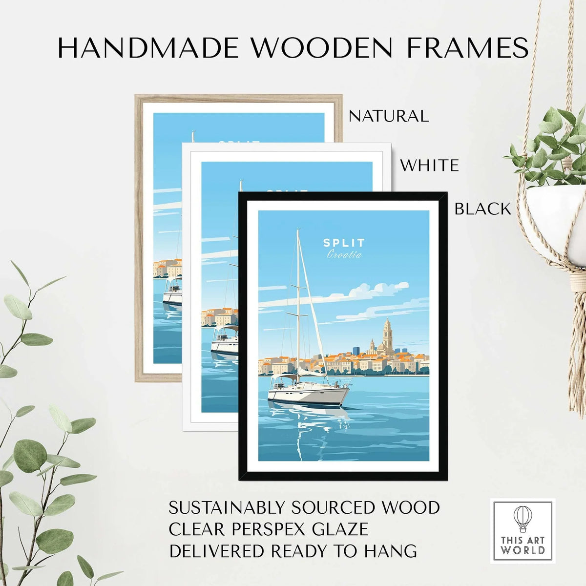 Split Croatia Wall Art part of our best collection or travel posters and prints - This Art World
