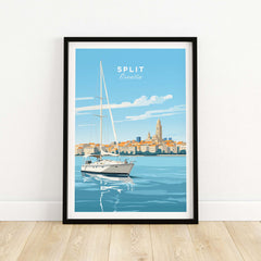 Split Croatia Wall Art part of our best collection or travel posters and prints - This Art World