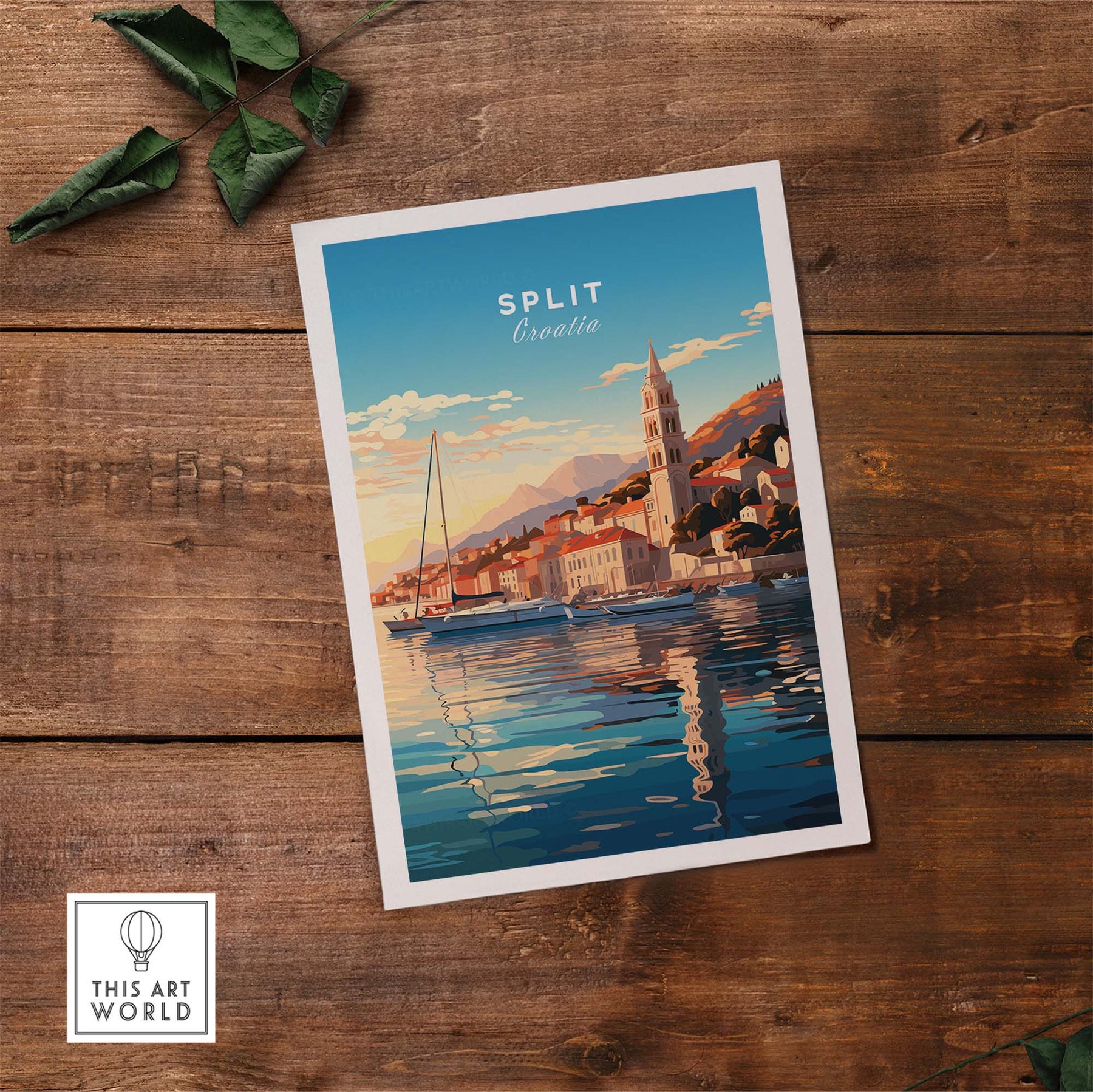 Split Travel Poster Croatia - Wanderlust Print – This Art World