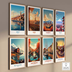 Split Travel Print Croatia part of our best collection or travel posters and prints - This Art World