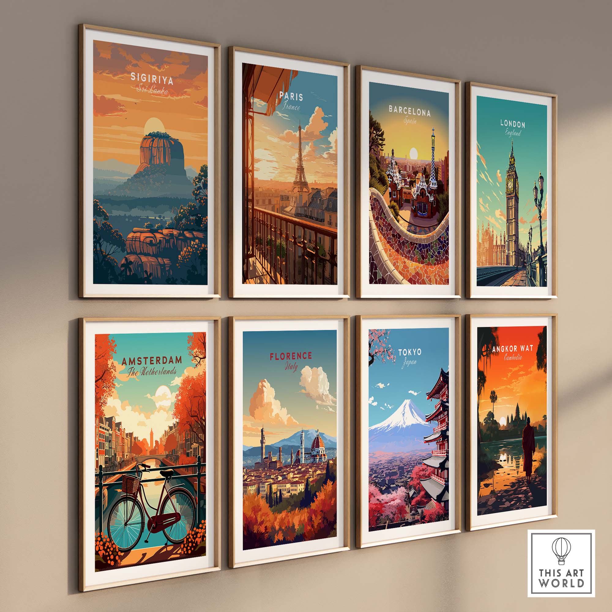 Sri Lanka Sigiriya Poster-This Art World