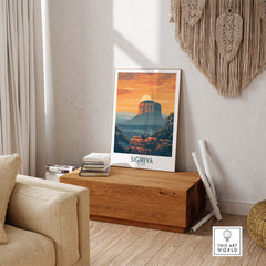 Sri Lanka Travel Poster-This Art World