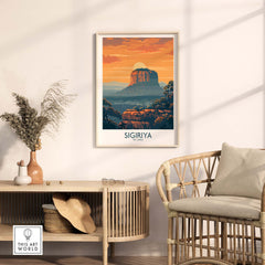 Sri Lanka Travel Poster-This Art World
