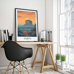 Sri Lanka Travel Poster-This Art World