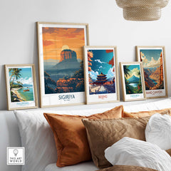 Sri Lanka Travel Poster-This Art World