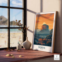 Sri Lanka Travel Poster-This Art World