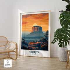 Sri Lanka Travel Poster-This Art World