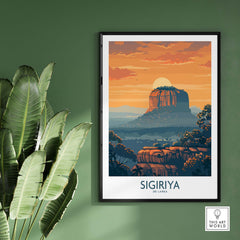 Sri Lanka Travel Poster-This Art World