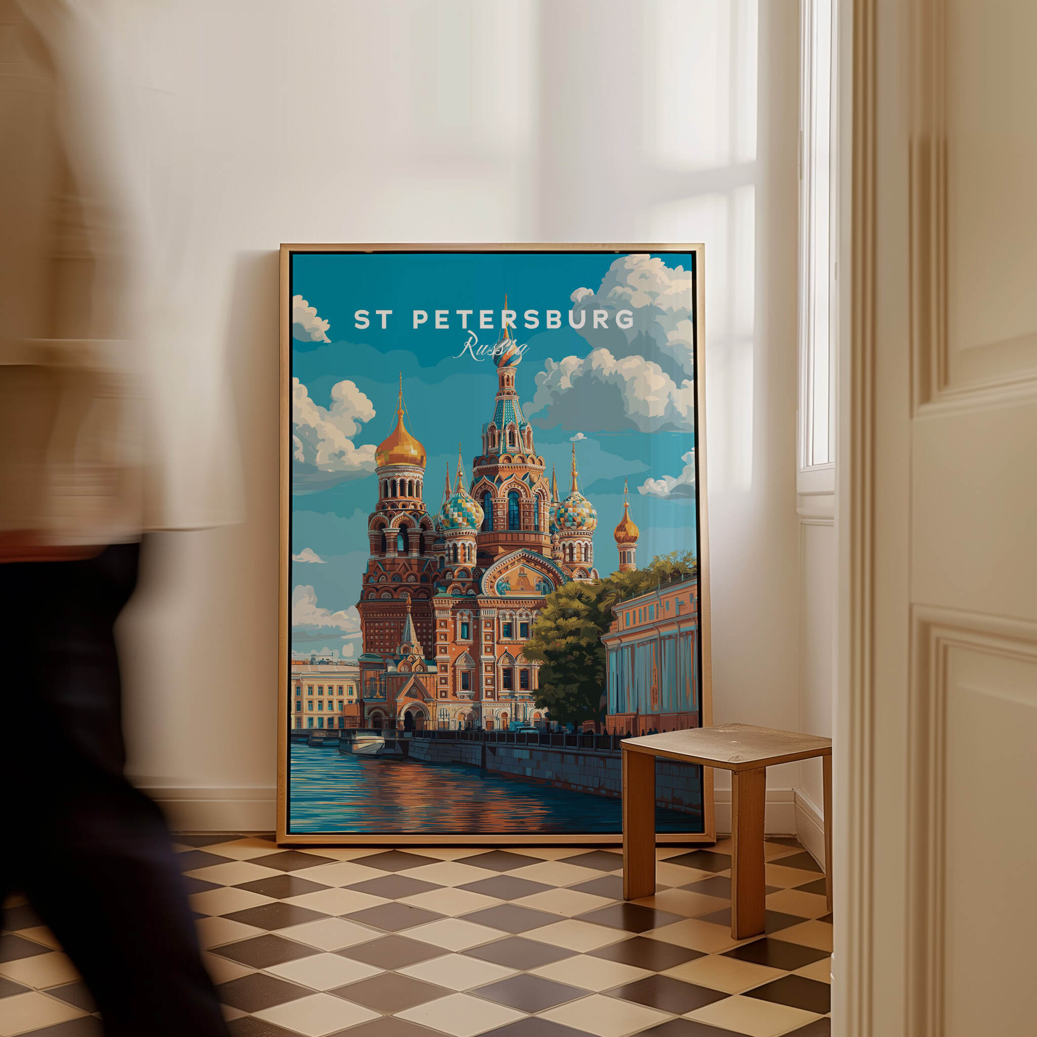 St Petersburg Poster | Russia Wall Art Print featuring the stunning architecture of St Petersburg's cultural landmarks.