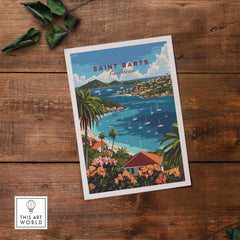 St. Barts Travel Print-This Art World
