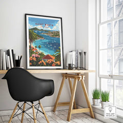 St. Barts Travel Print-This Art World