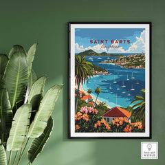 St. Barts Travel Print-This Art World