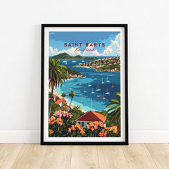 St. Barts Travel Print-This Art World