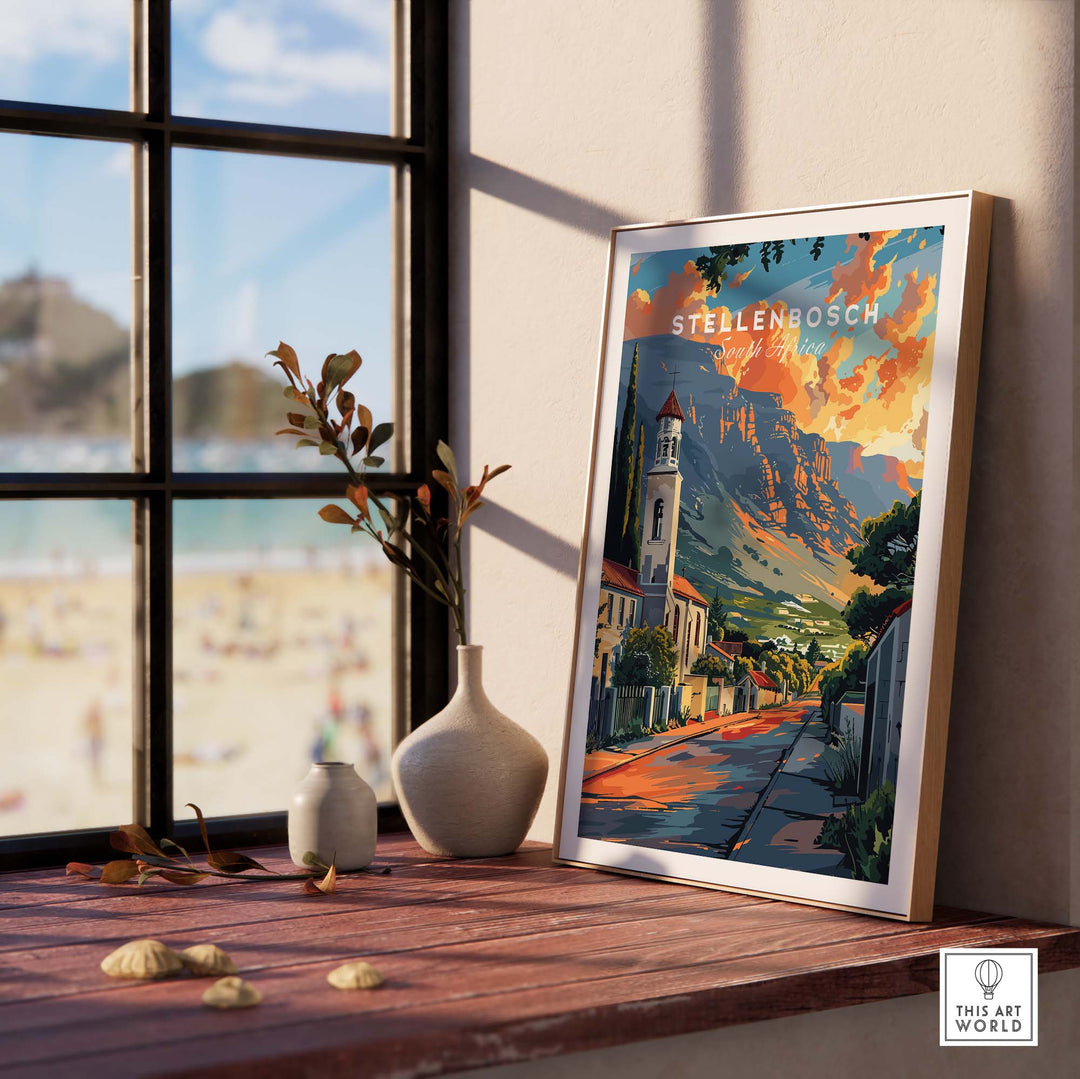 Stellenbosch Poster view our best collection or travel posters and prints - ThisArtWorld
