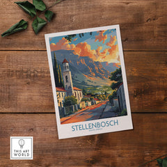 Stellenbosch Print view our best collection or travel posters and prints - ThisArtWorld