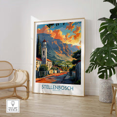 Stellenbosch Print view our best collection or travel posters and prints - ThisArtWorld
