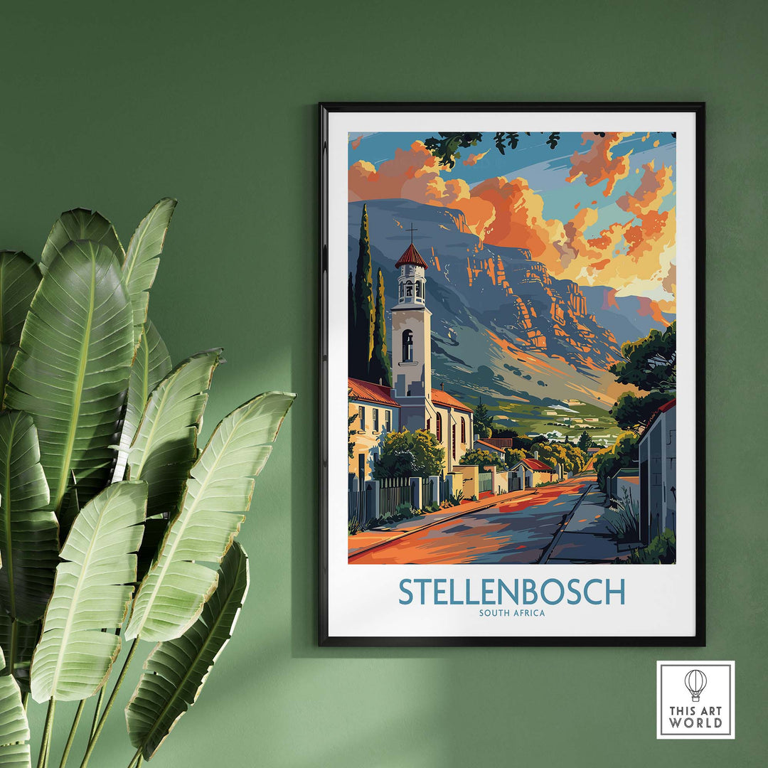 Stellenbosch Print view our best collection or travel posters and prints - ThisArtWorld