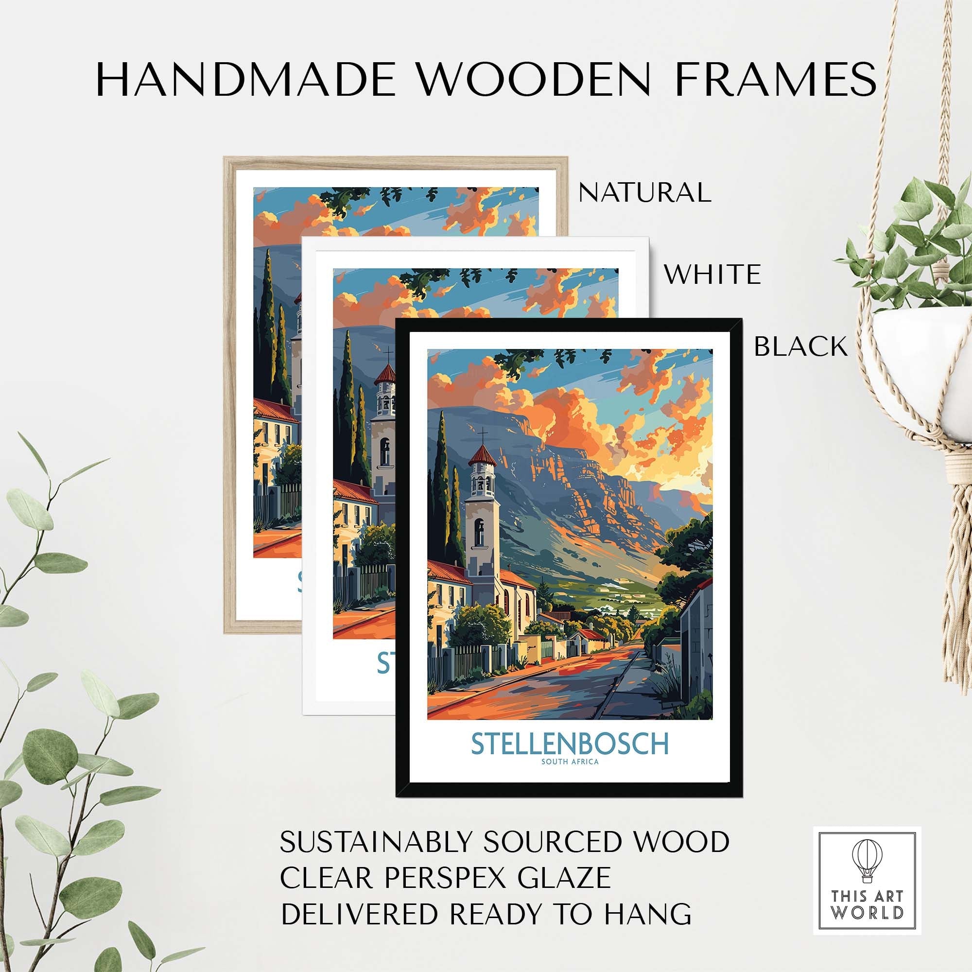 Stellenbosch Print view our best collection or travel posters and prints - ThisArtWorld