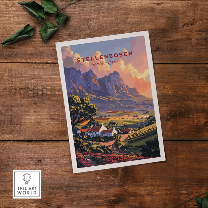 Stellenbosch Wall Art view our best collection or travel posters and prints - ThisArtWorld