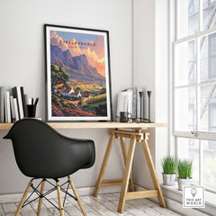 Stellenbosch Wall Art view our best collection or travel posters and prints - ThisArtWorld