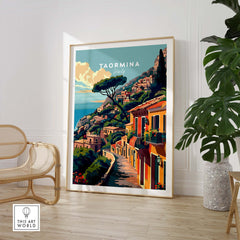 Taormina Travel Poster