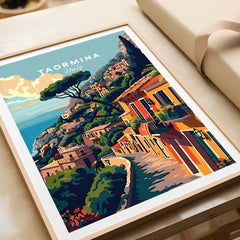 Taormina Travel Poster