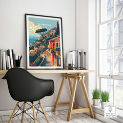 Taormina Travel Poster