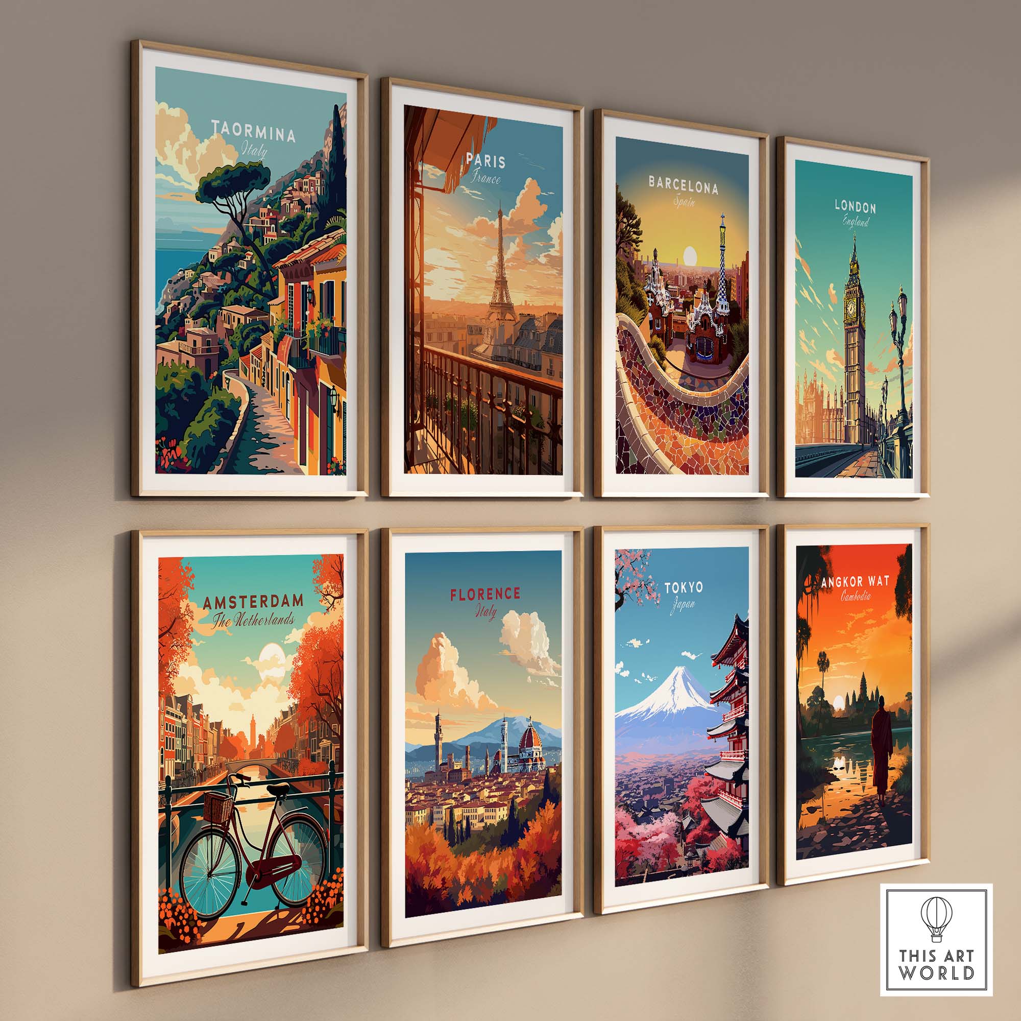 Taormina Travel Poster