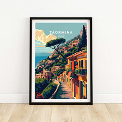 Taormina Travel Poster