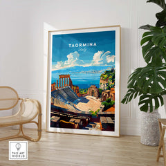 Taormina Travel Print