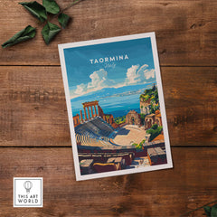 Taormina Travel Print