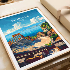 Taormina Travel Print