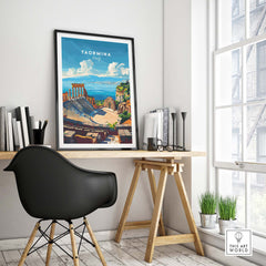 Taormina Travel Print