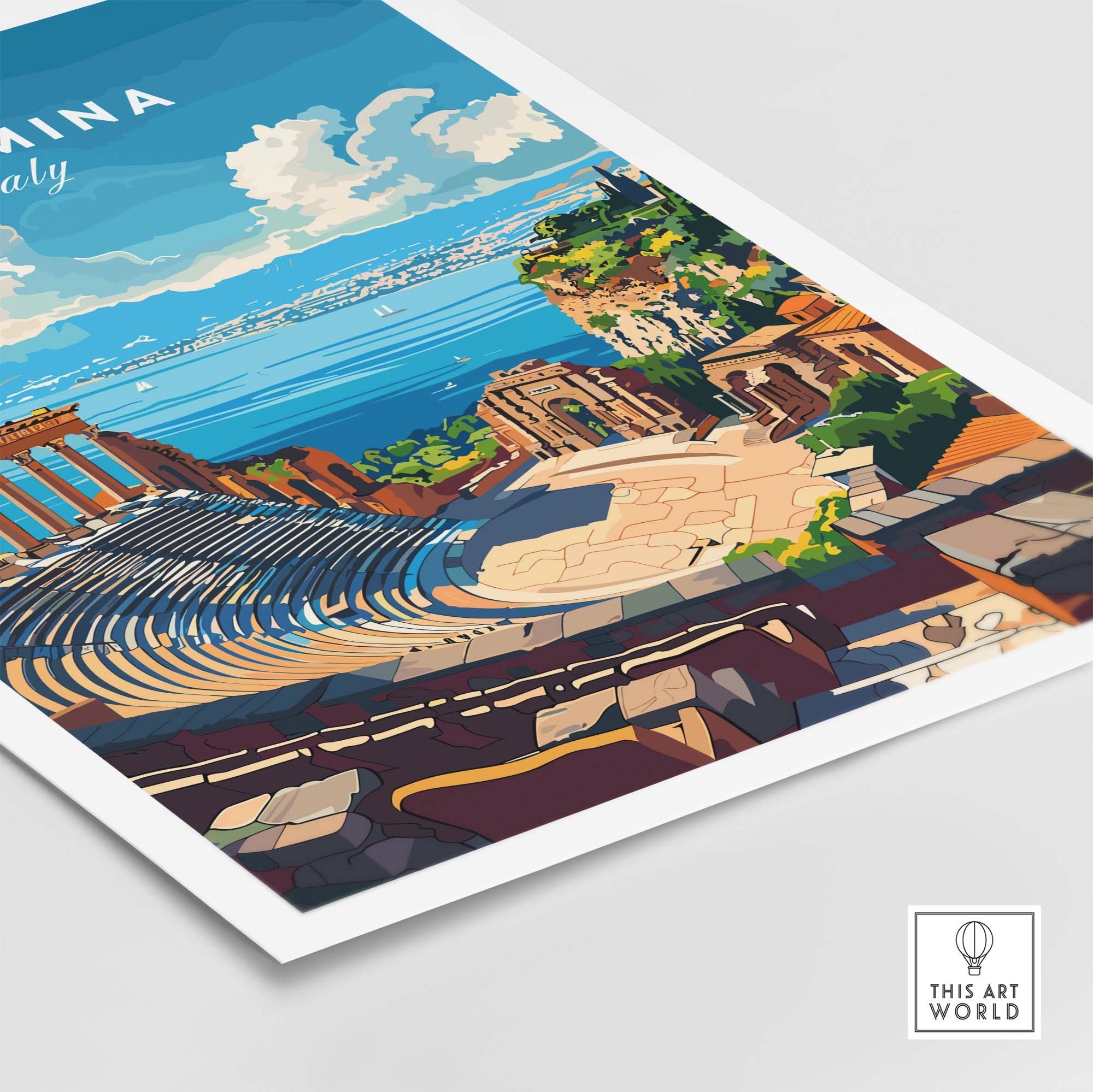 Taormina Travel Print
