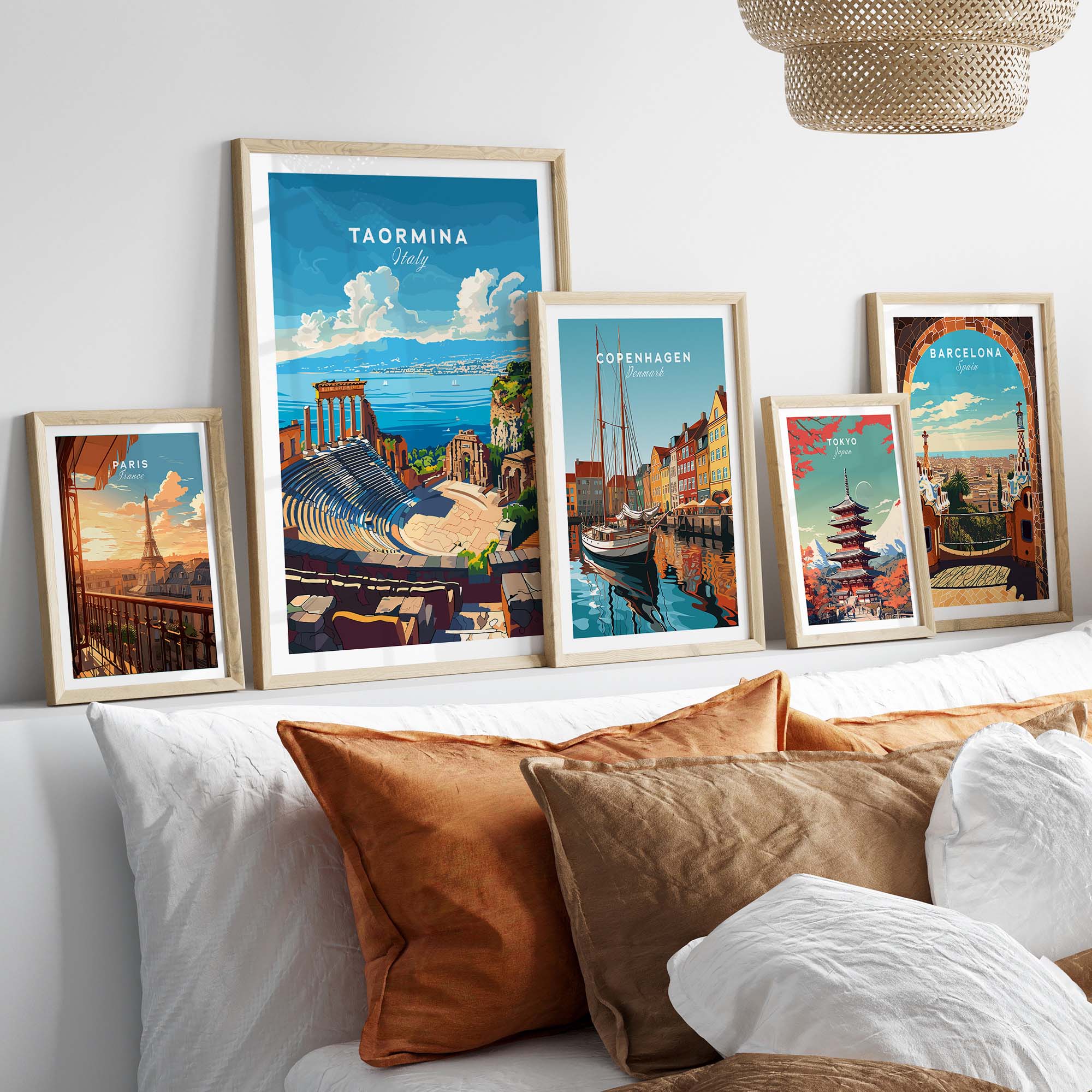 Taormina Travel Print