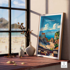 Taormina Travel Print