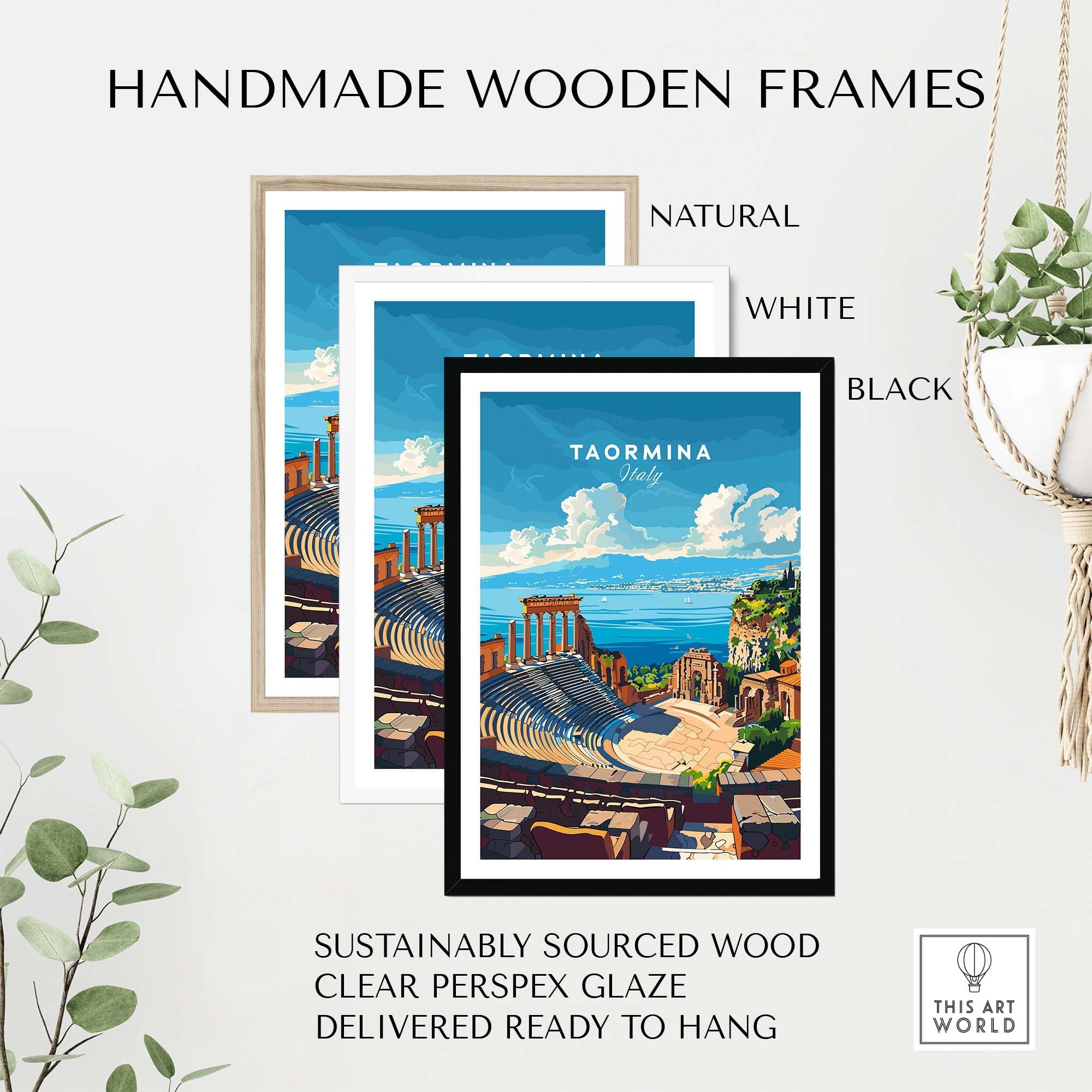 Taormina Travel Print