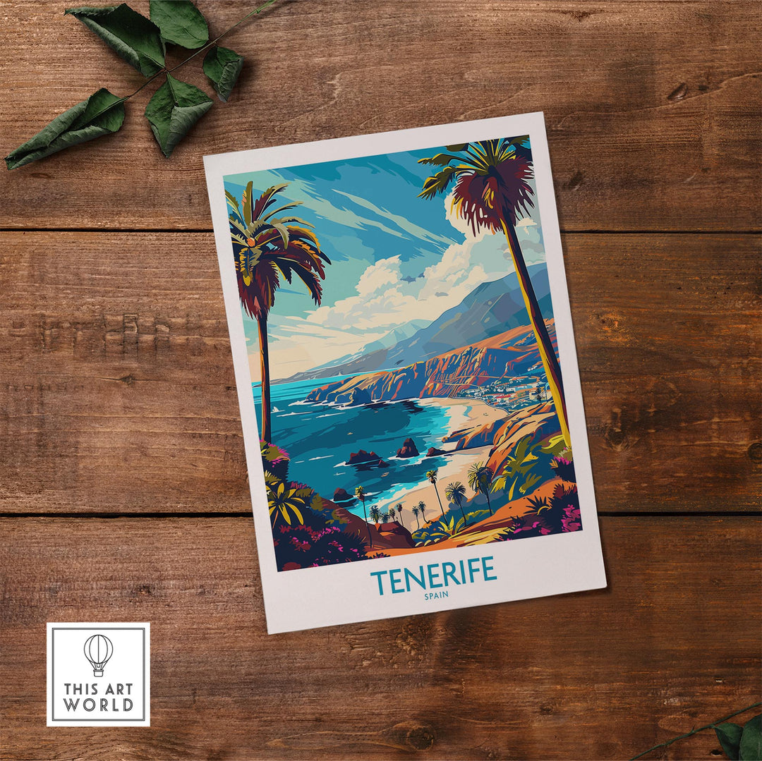 Tenerife Travel Poster - Canary Islands