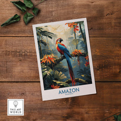 The Amazon Rainforest Poster part of our best collection or travel posters and prints - This Art World
