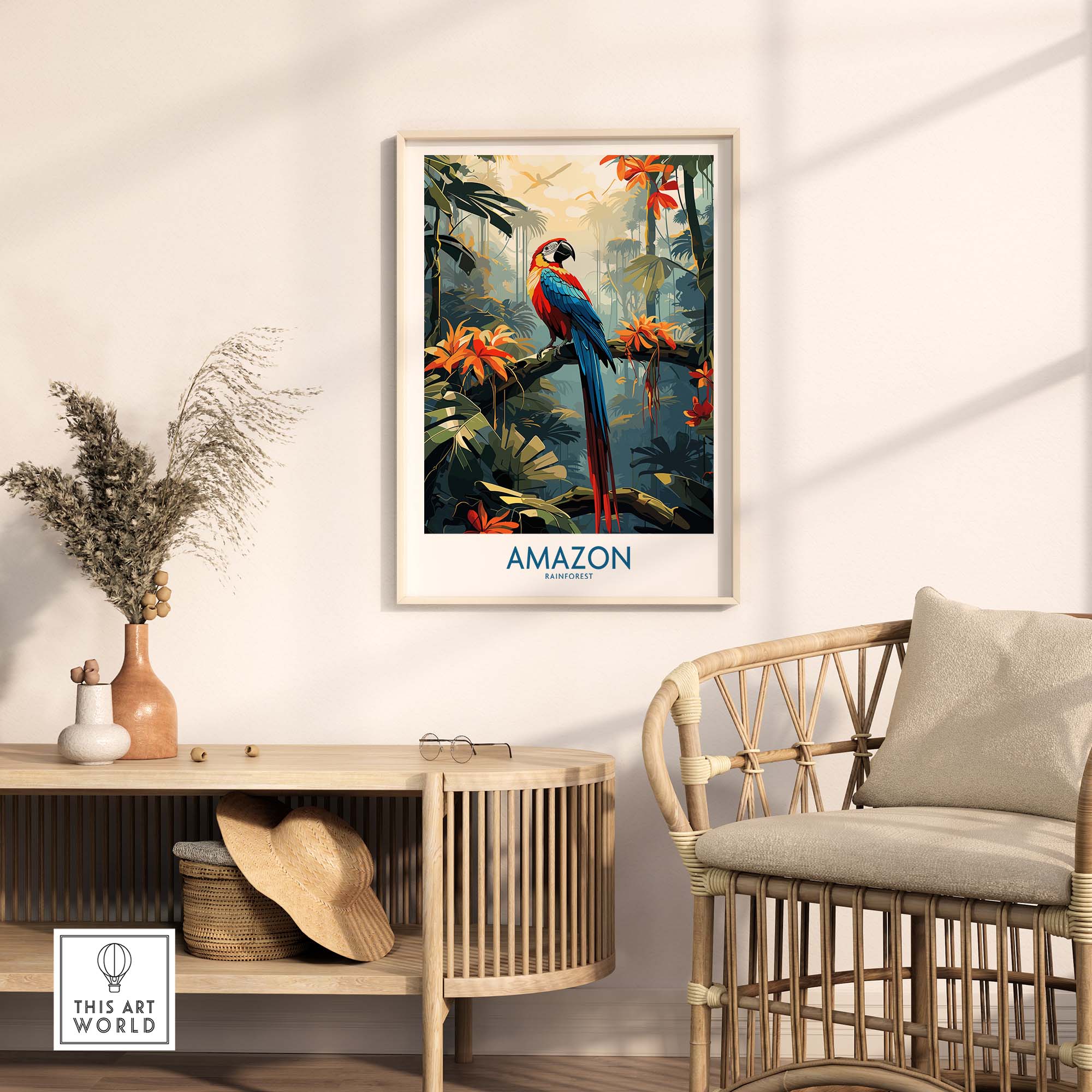 The Amazon Rainforest Poster part of our best collection or travel posters and prints - This Art World