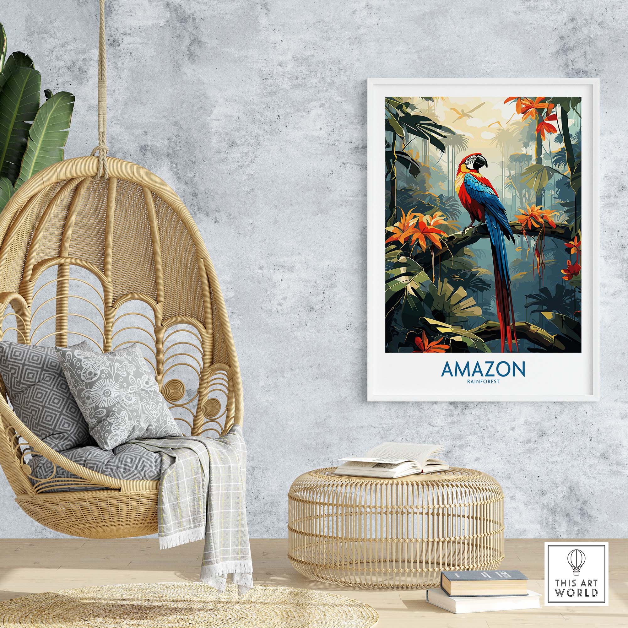 The Amazon Rainforest Poster part of our best collection or travel posters and prints - This Art World