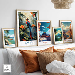 The Amazon Rainforest Poster part of our best collection or travel posters and prints - This Art World