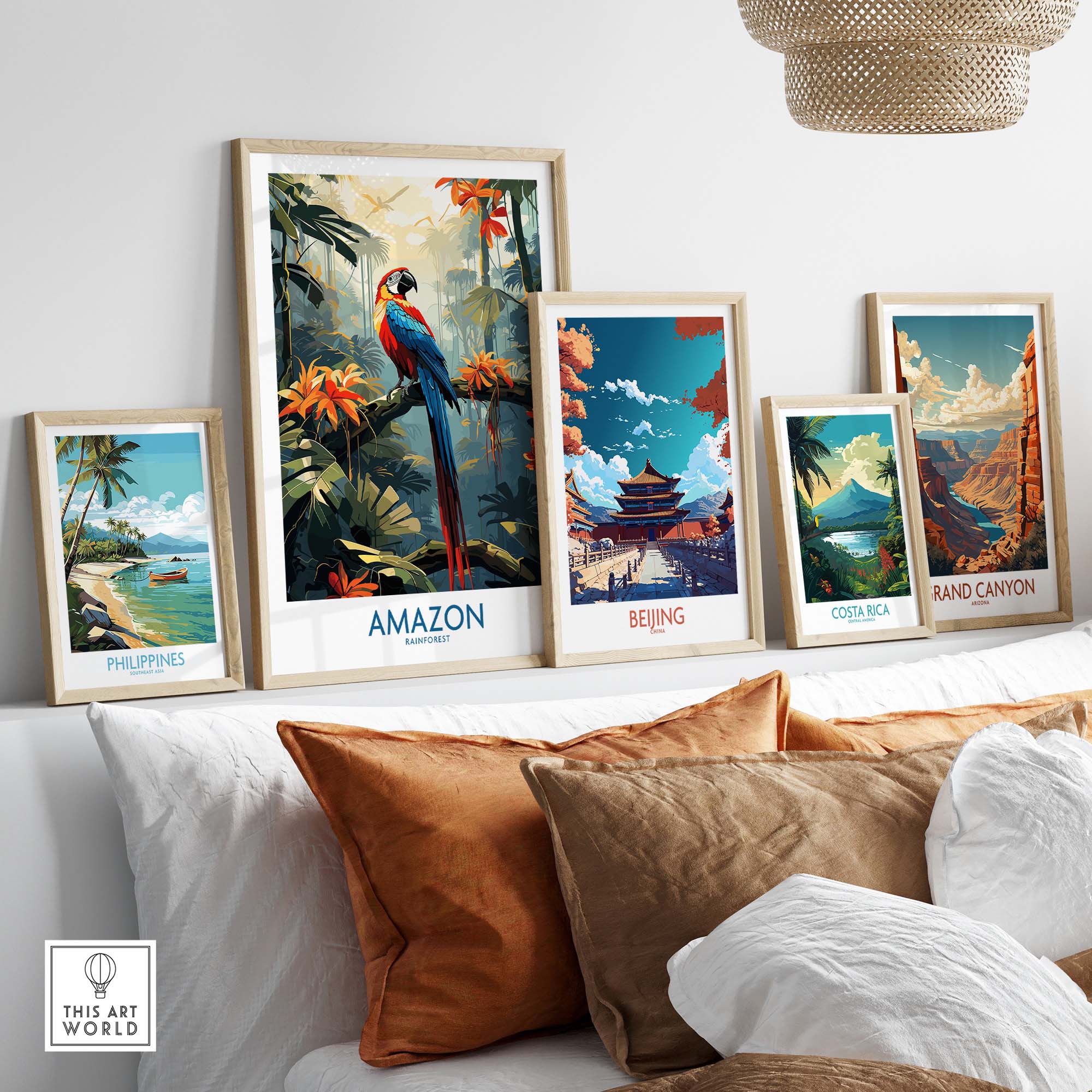 The Amazon Rainforest Poster part of our best collection or travel posters and prints - This Art World