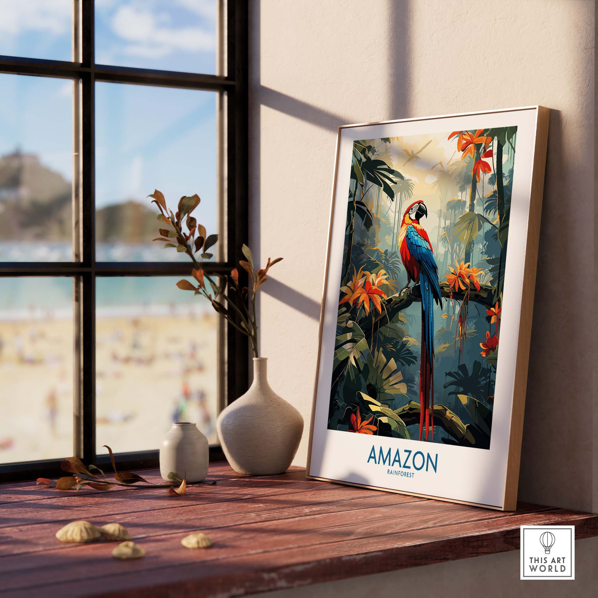 The Amazon Rainforest Poster part of our best collection or travel posters and prints - This Art World