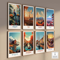 The Amazon Rainforest Poster part of our best collection or travel posters and prints - This Art World