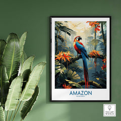 The Amazon Rainforest Poster part of our best collection or travel posters and prints - This Art World